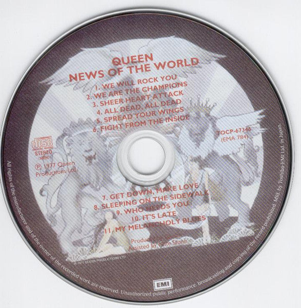 Queen – News Of The World - Cd Japan