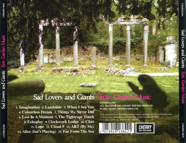 Sad Lovers And Giants – Epic Garden Music - Cd