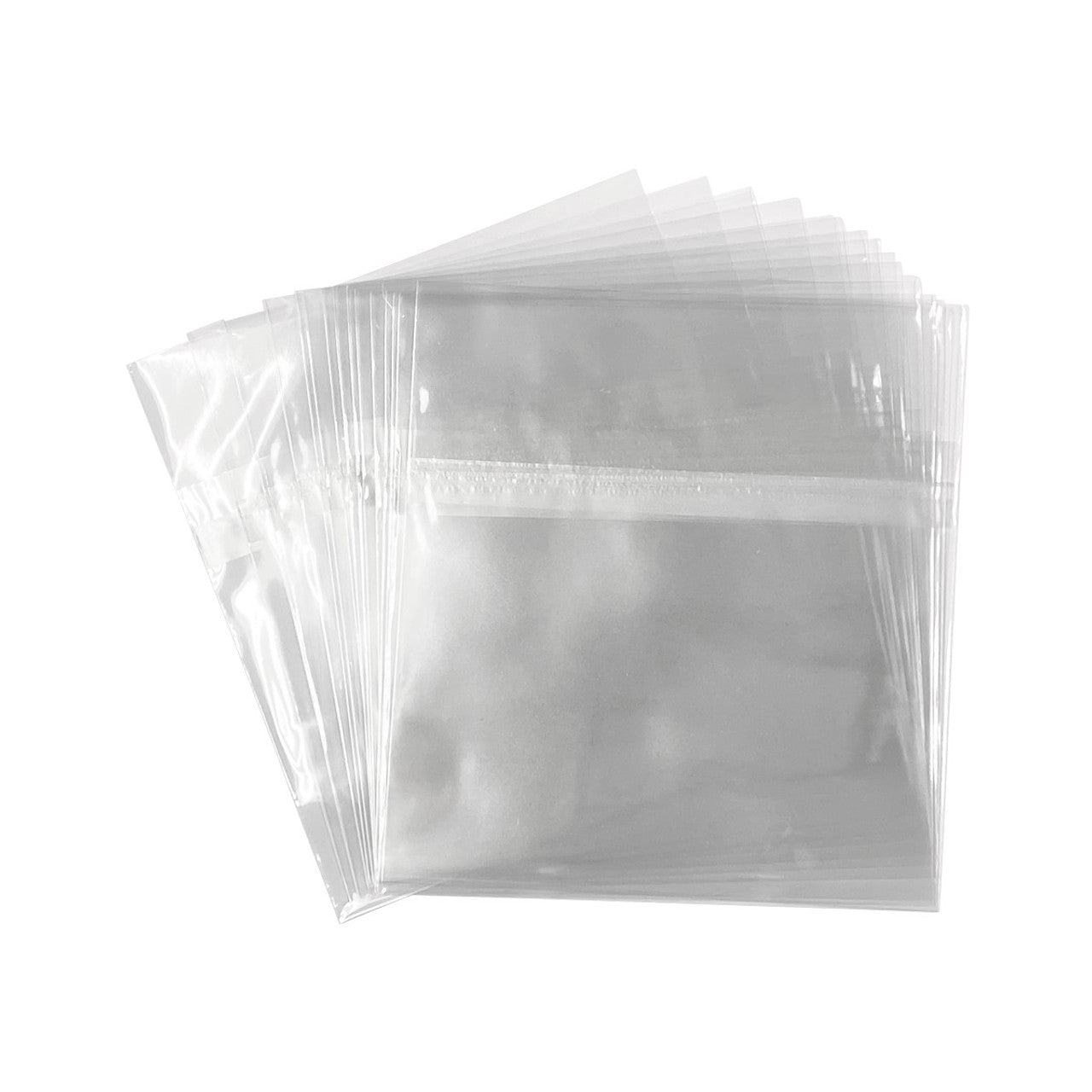 POCHETTES POUR CD JEWEL CASE AVEC FERMETURE ADHÉSIVE POLYPROPYLENE DELUXE SLIM 100MY (100 pcs.)