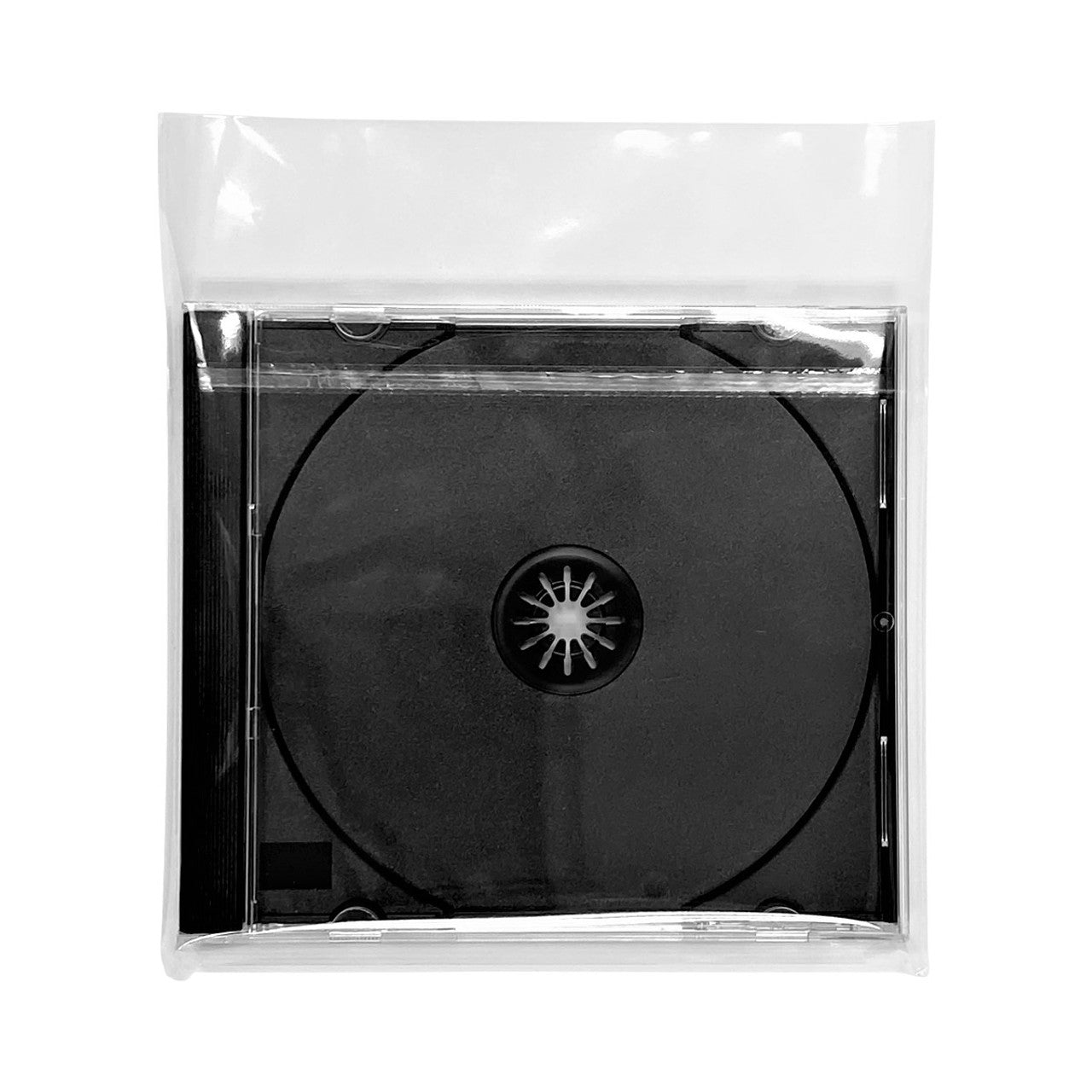 POCHETTES POUR CD JEWEL CASE AVEC FERMETURE ADHÉSIVE POLYPROPYLENE DELUXE SLIM 100MY (100 pcs.)