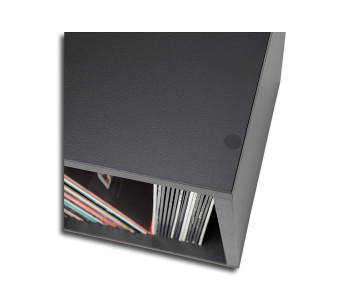 LP VINYLS CUBE BLACK - CONTENEUR POUR ENVIRON 80 DISQUES LP
