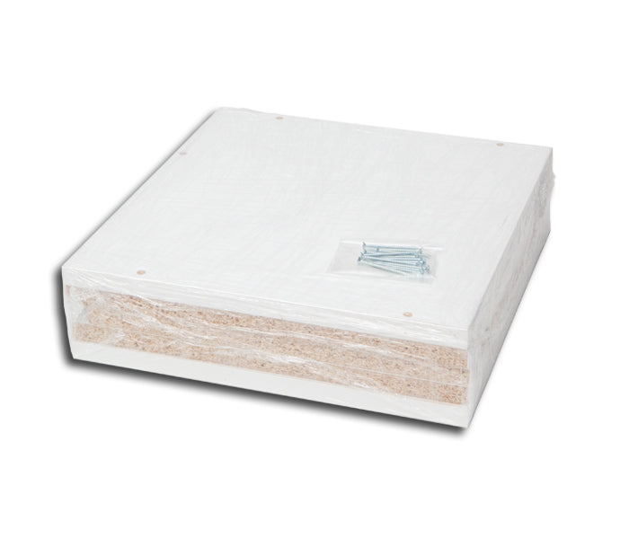 LP VINYLS CUBE WHITE - CONTAINER FOR 80 LPs RECORDS