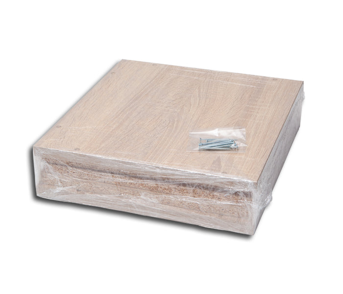 LP VINYLS CUBE OAK - CONTAINER FOR ABOUT 80 LP RECORDS