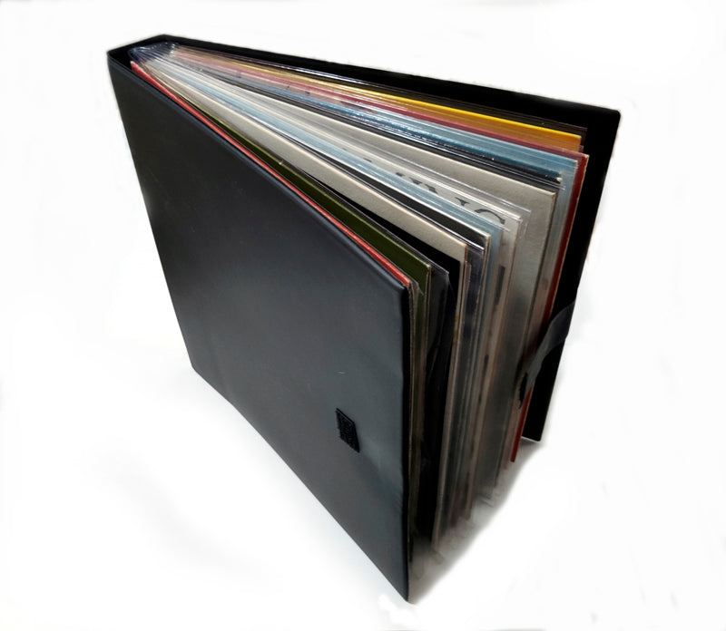 ALBUM COLLECTEUR POUR 12 DISQUES LP 33 RPM VINYLE 12 POUCES