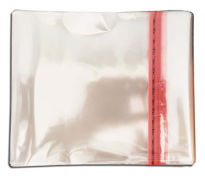 POCHETTES POUR DISQUES 45 RPM VINYLE 7" AVEC FERMETURE ADHÉSIVE POLYPROPYLENE DELUXE SLIM 40MY (100 pcs.)