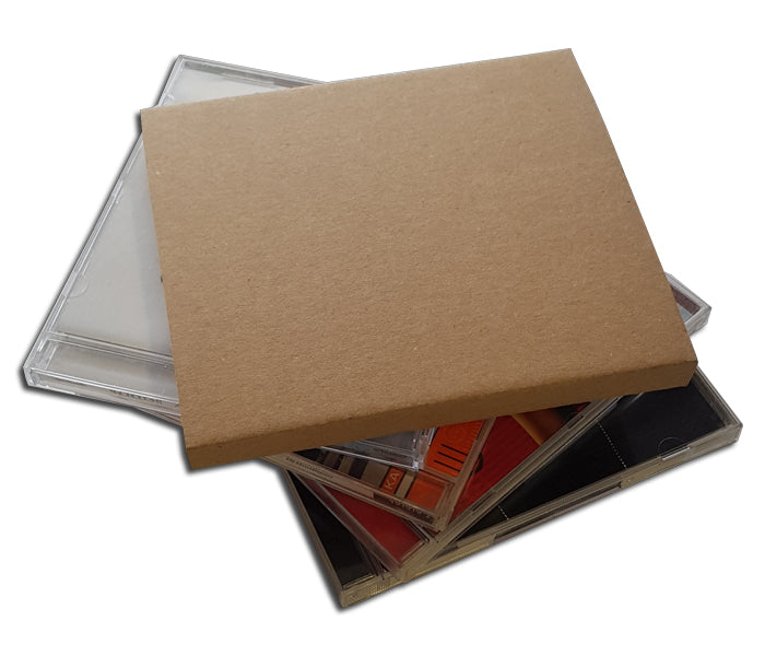 SCATOLE PER SPEDIRE COMPACT DISC CON CUSTODIA PER 1 CD (10 pz.)