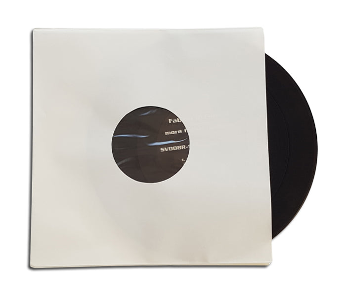 RECORD SLEEVES FOR 78 RPM DISCS 10 INCH VINYL WHITE PAPER AND ANTISTATIC PAPER (50 pcs.)