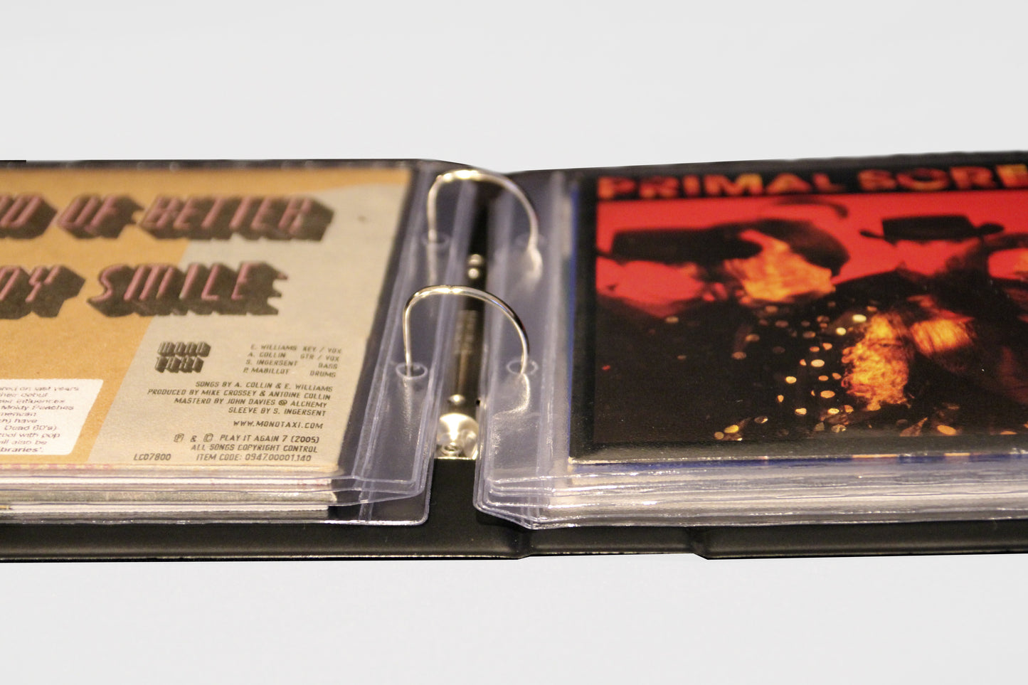 ALBUM COLLECTEUR ANNEAUX + 20 PVC PUCHETTES POUR DISQUES 45 RPM VINYLE 7 POUCES