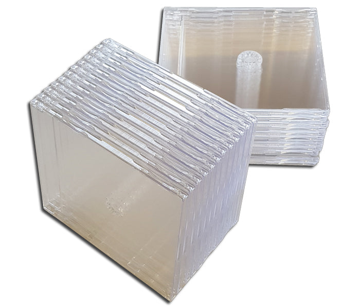 CD SINGLE JEWEL CASES (10 pcs.)