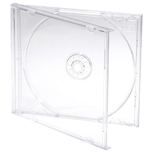 JEWEL CASES - CUSTODIE PER CD CON SUPPORTO TRASPARENTE (10 pz.)