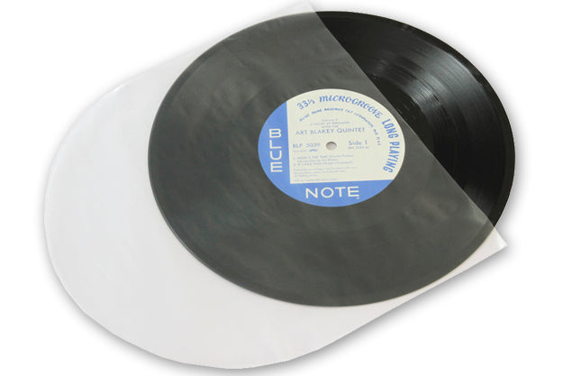 KATTA - POCHETTES ANTISTATIQUES TRANSPARENTS AVEC CTÉ ROND POUR DISQUES 10 "78 TOURS (25 pcs.)