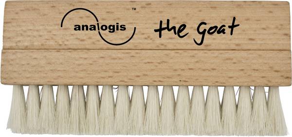 ANALOGIS THE GOAT BRUSH 4 - SPAZZOLA MANICO LEGNO E PELO DI CAPRA DISCHI VINILE