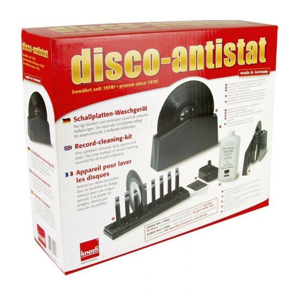 KNOSTI ANTISTAT RECORD WASHING - MACCHINA LAVADISCHI KIT COMPLETO