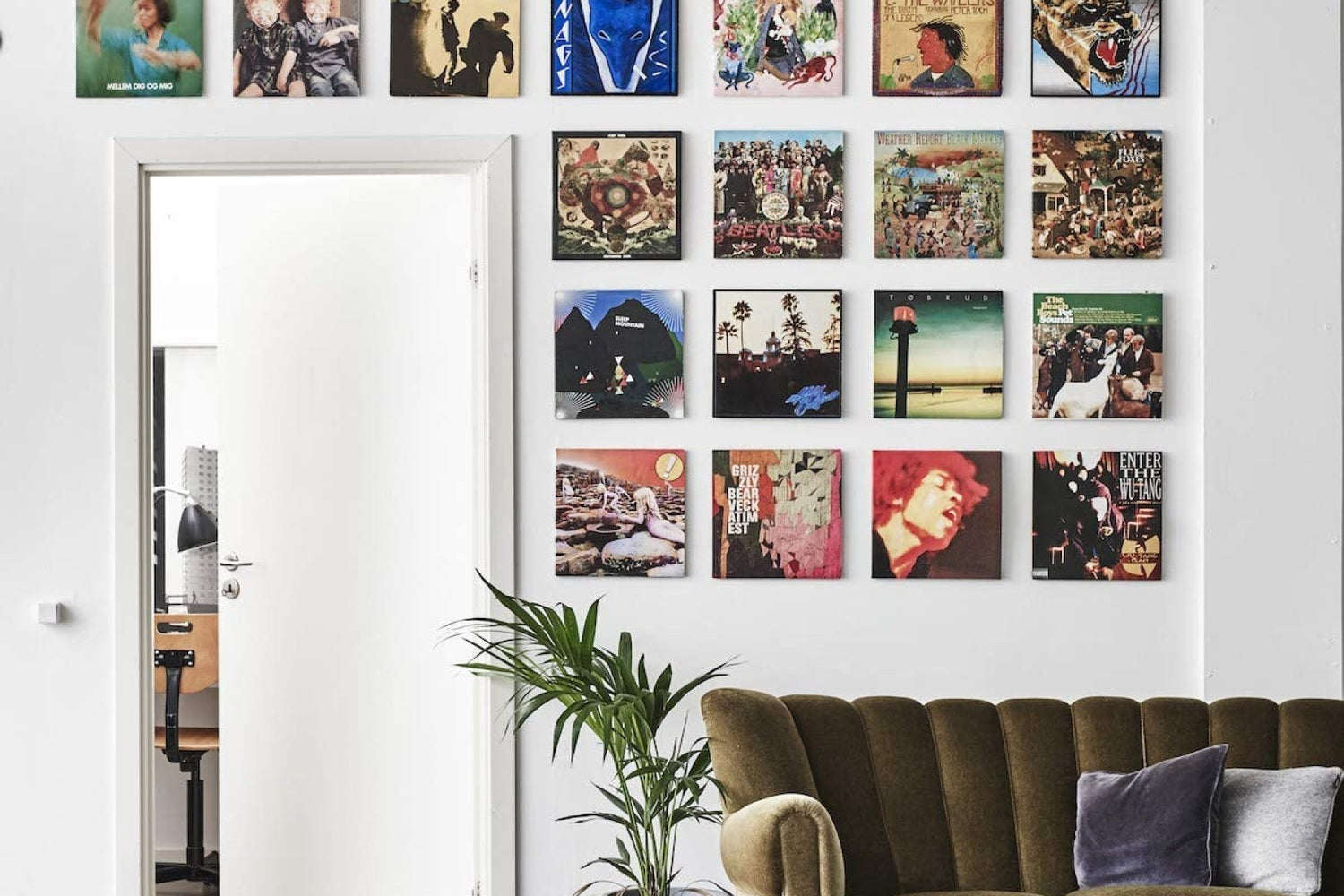 PVC-Displays und -Rahmen für Schallplatten und CDs