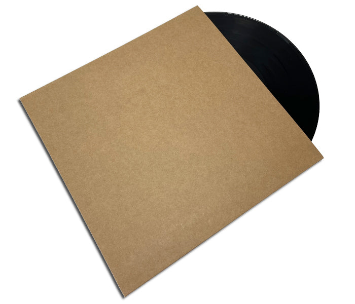 CARD COVERS FOR 78 RPM RECORDS 10 INCH LIGHT BROWN (20 pcs.)