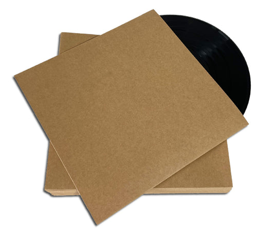 CARD COVERS FOR 78 RPM RECORDS 10 INCH LIGHT BROWN (20 pcs.)