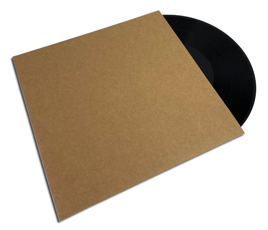 COVERS FOR LP RECORDS 33 RPM VINYL 12" NATURAL CARDBOARD (25 pcs.)