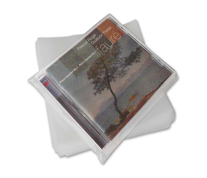 POCHETTES POUR CD / DVD 137X150 MM EN POLYÉTHYLÈNE 100 MY (100 pcs.)
