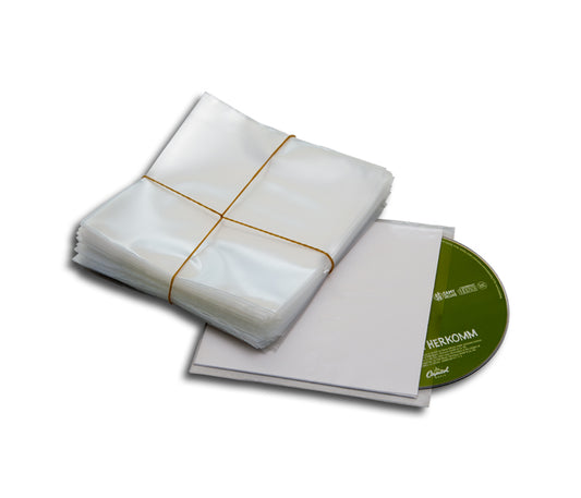 CD/DVD SLEEVE POLYTHENE 100MY 135X135 MM  (100 pcs.)