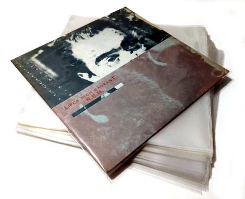 Cyrank 50 Buste Interne Per Dischi Vinile LP | Antistatiche In PE 12 Pollici | Proteggono Da Polvere E Graffi | Dimensioni 30,8x30,8 Cm