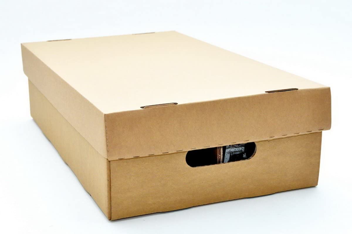 CARDBOARD BOX FOR 100 CDS WITH JEWEL CASE